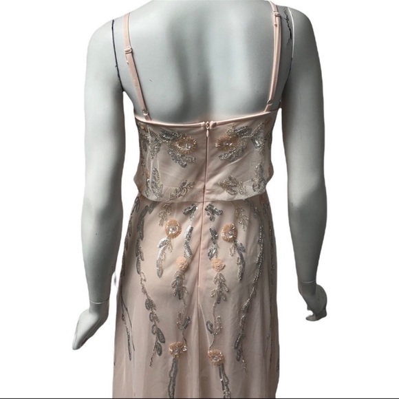 Altar’d State Pale Pink Duchess Dress - Picture 5 of 9